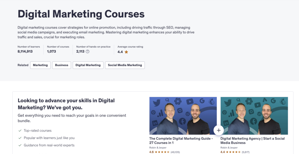When you enroll in top entry level freelance digital marketing courses, you are developing a skill set that pays well across industries. Entry-level freelancers often earn between $25 to $50 per hour, while experienced digital marketers can make $70,000 to over $120,000 per year depending on their niche and client base. These courses help you understand how to attract clients, build portfolios, and measure campaign results. The biggest benefits include flexible work hours, the ability to work remotely, and a skill that can grow into a long-term, scalable business.